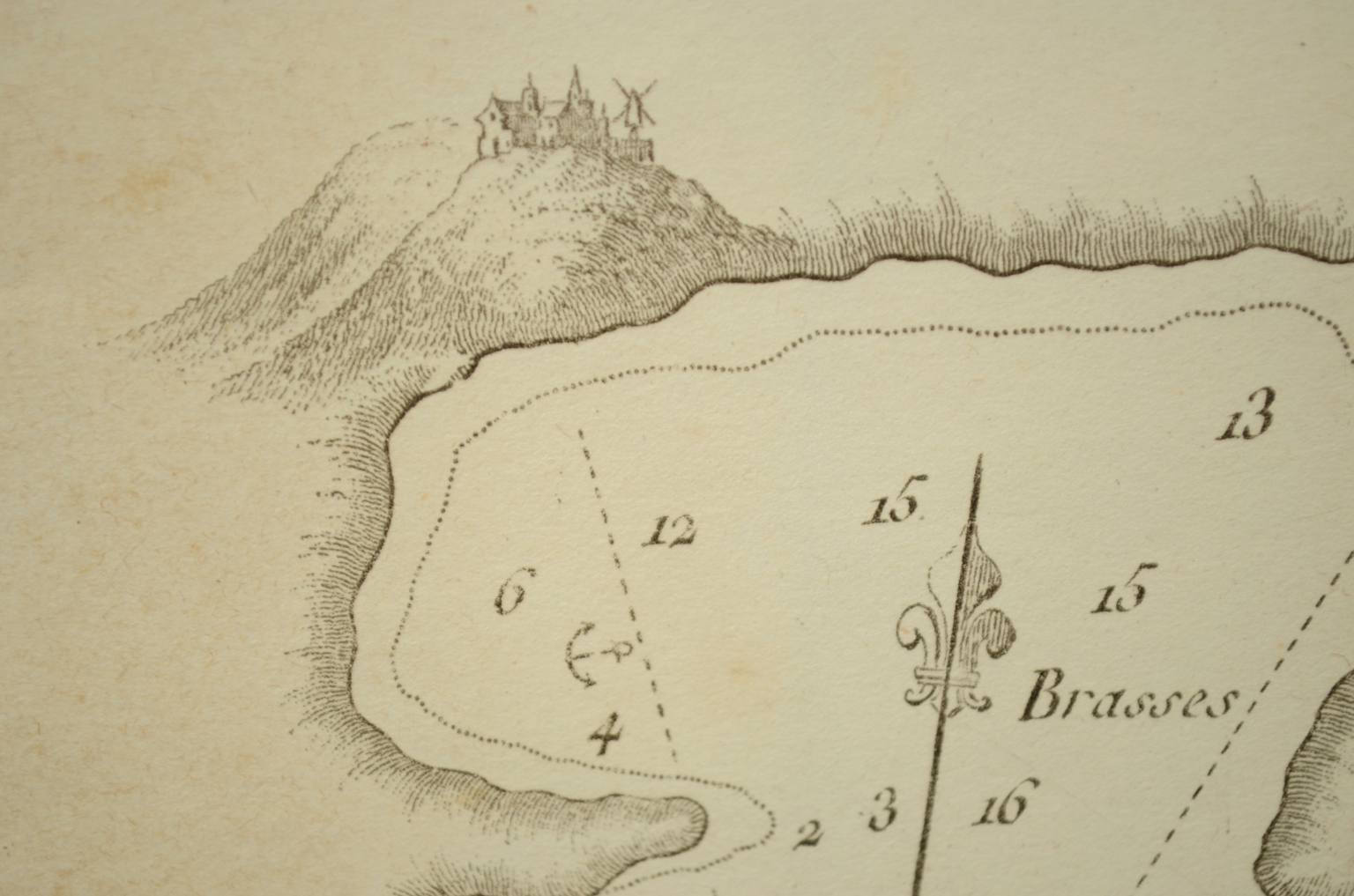 Nautical antiques/2507-Plan du Port de Cherfe