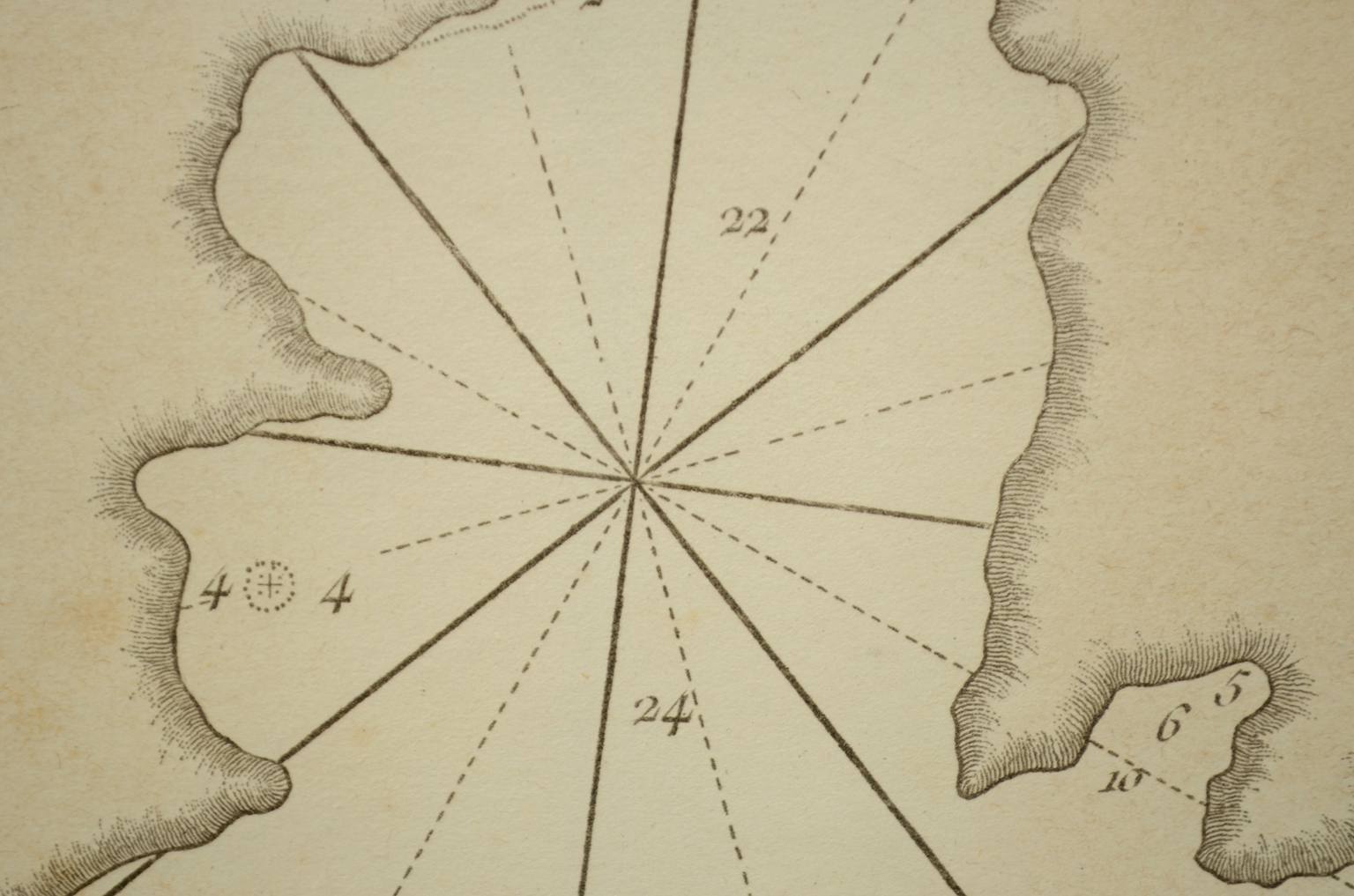 Nautical antiques/2507-Plan du Port de Cherfe