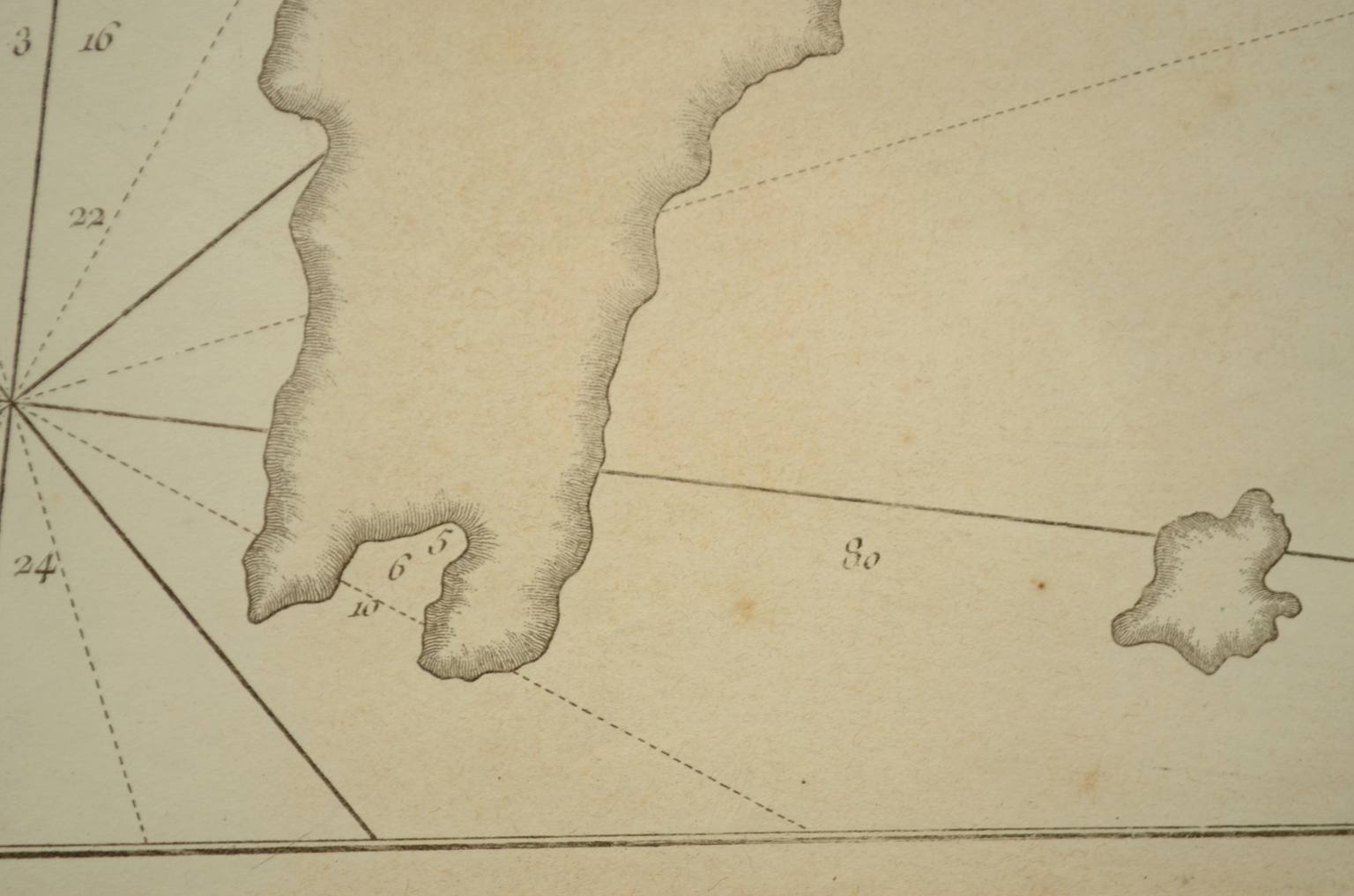 Nautical antiques/2507-Plan du Port de Cherfe