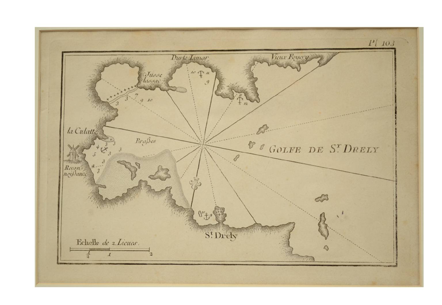 Nautical antiques/2515-Portolano Golfe St Drely