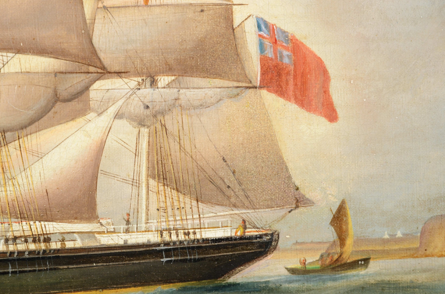 Antiquariato nautico/25220-Olio su Tela