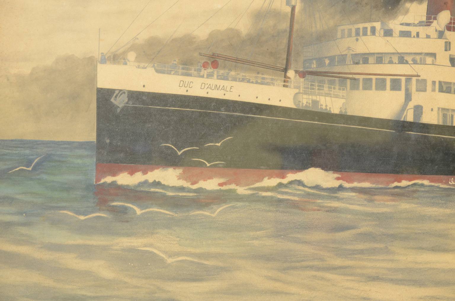 Nautical antiques/2540-Duc D Aumale 1914