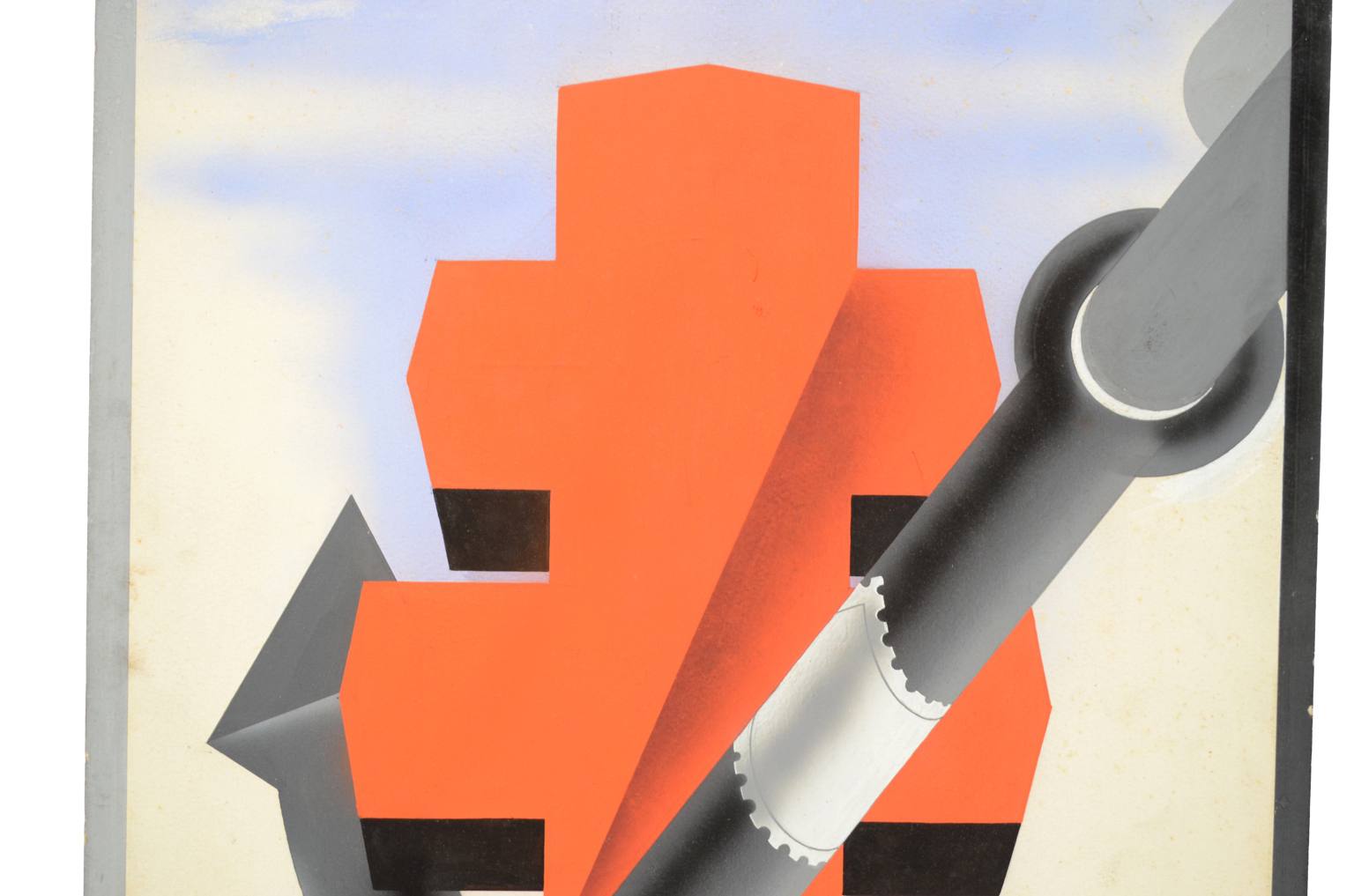 Old medical instruments/2567-Futurism sketch 1930s