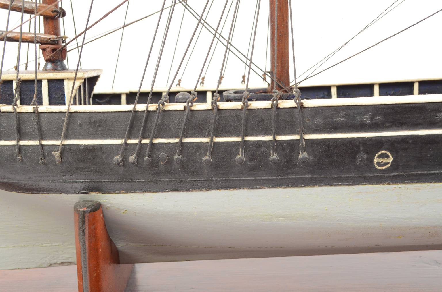 Old ship models/3077A-Brig early 1900