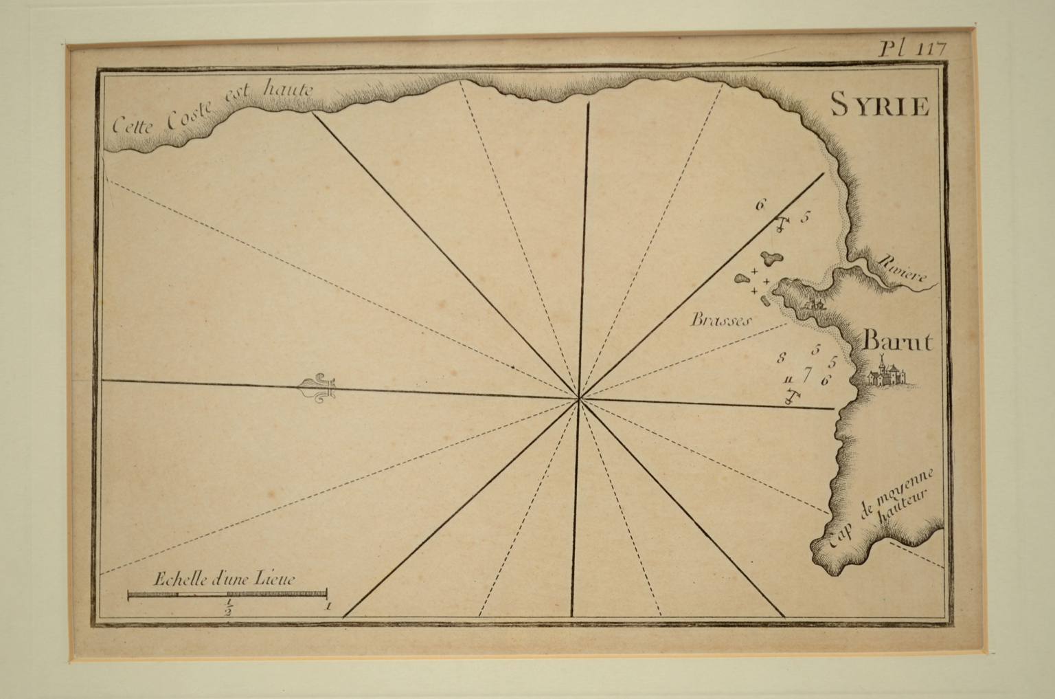 Nautical antiques/3474-Portolano du Syrie