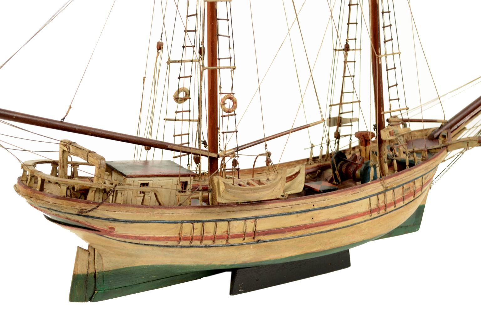 Antiquariato nautico/4496-Modellino caicco