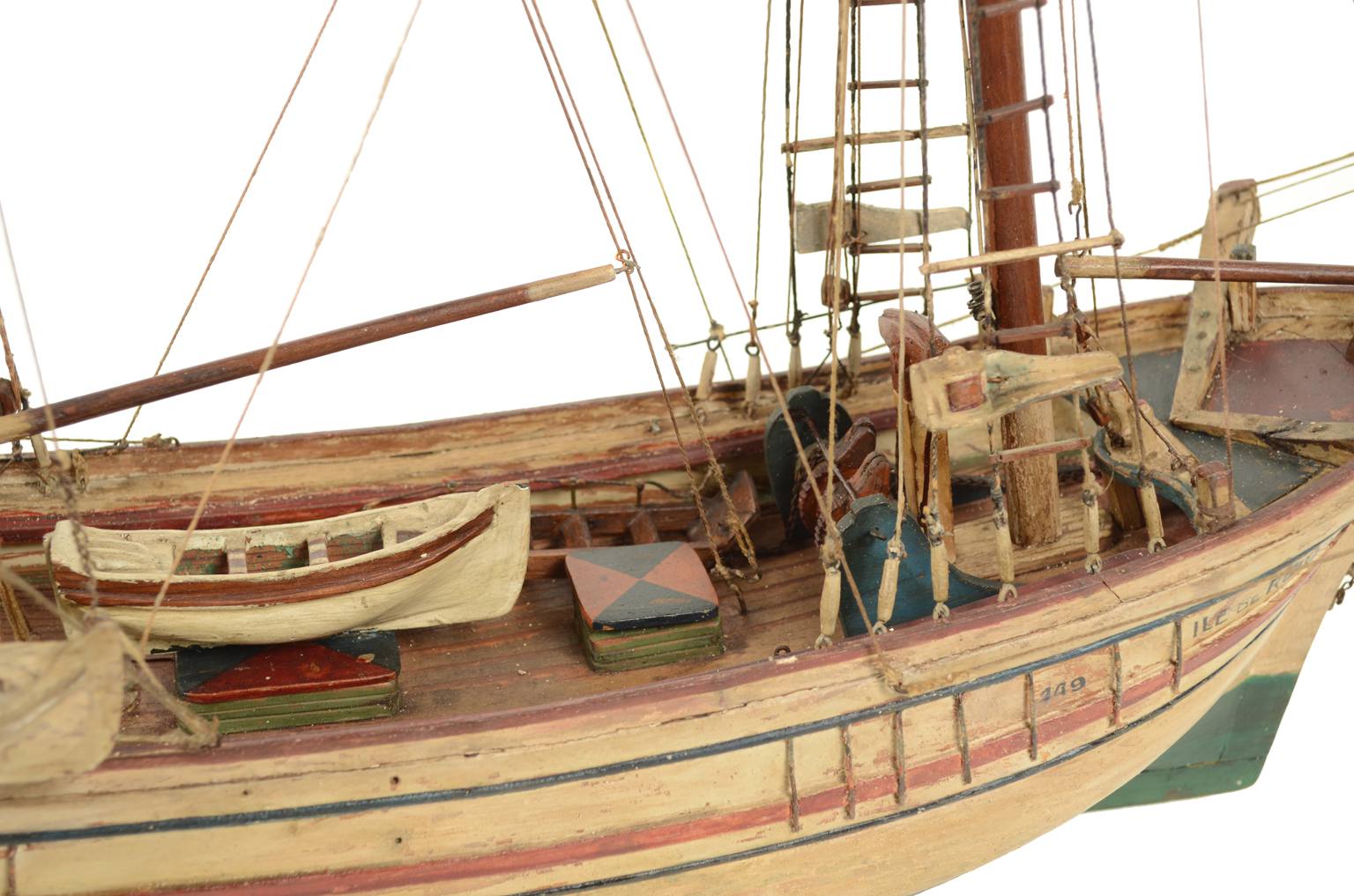Antiquariato nautico/4496-Modellino caicco