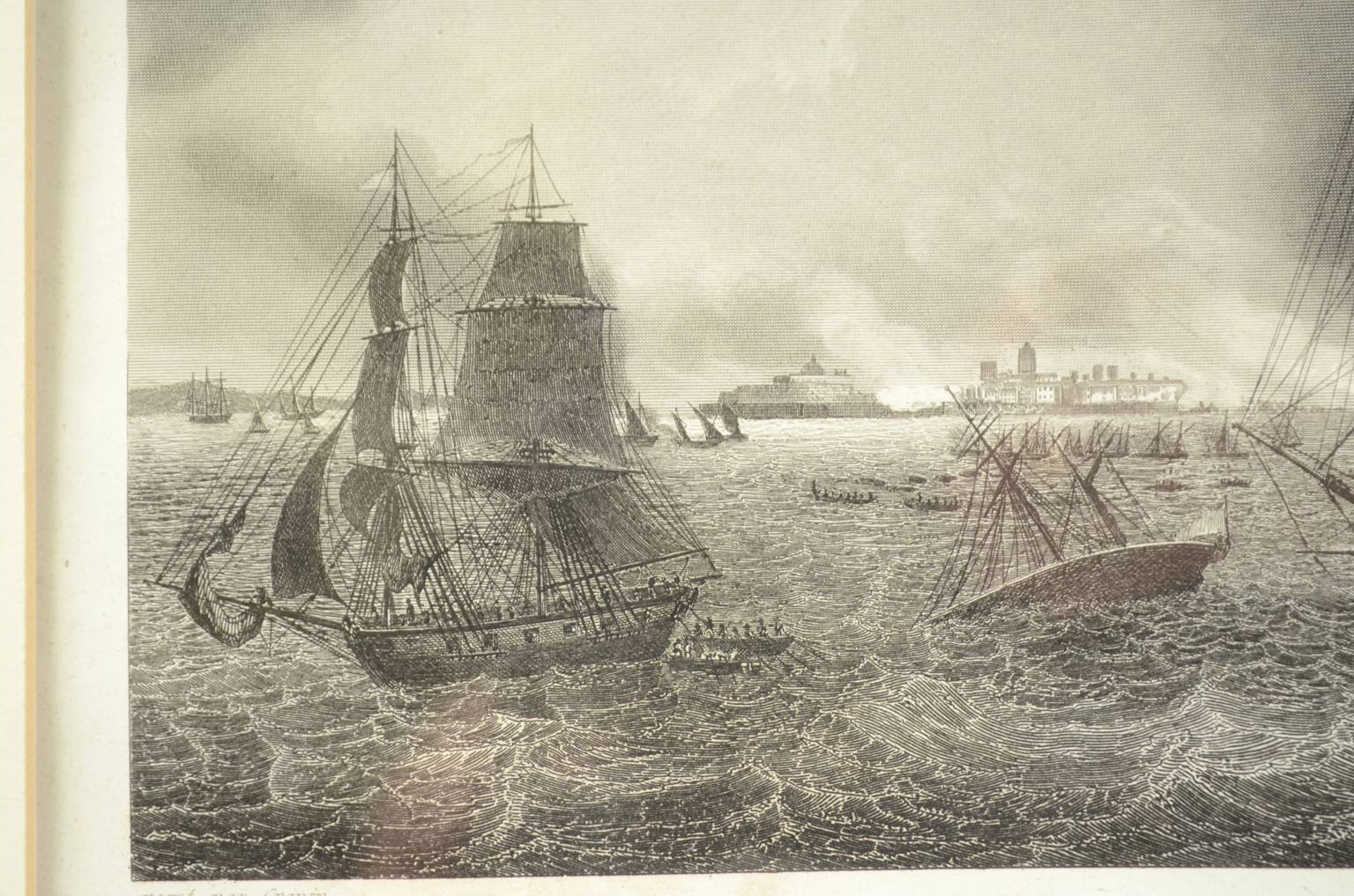 Nautical antiques/4759A-Print Cadiz 1823