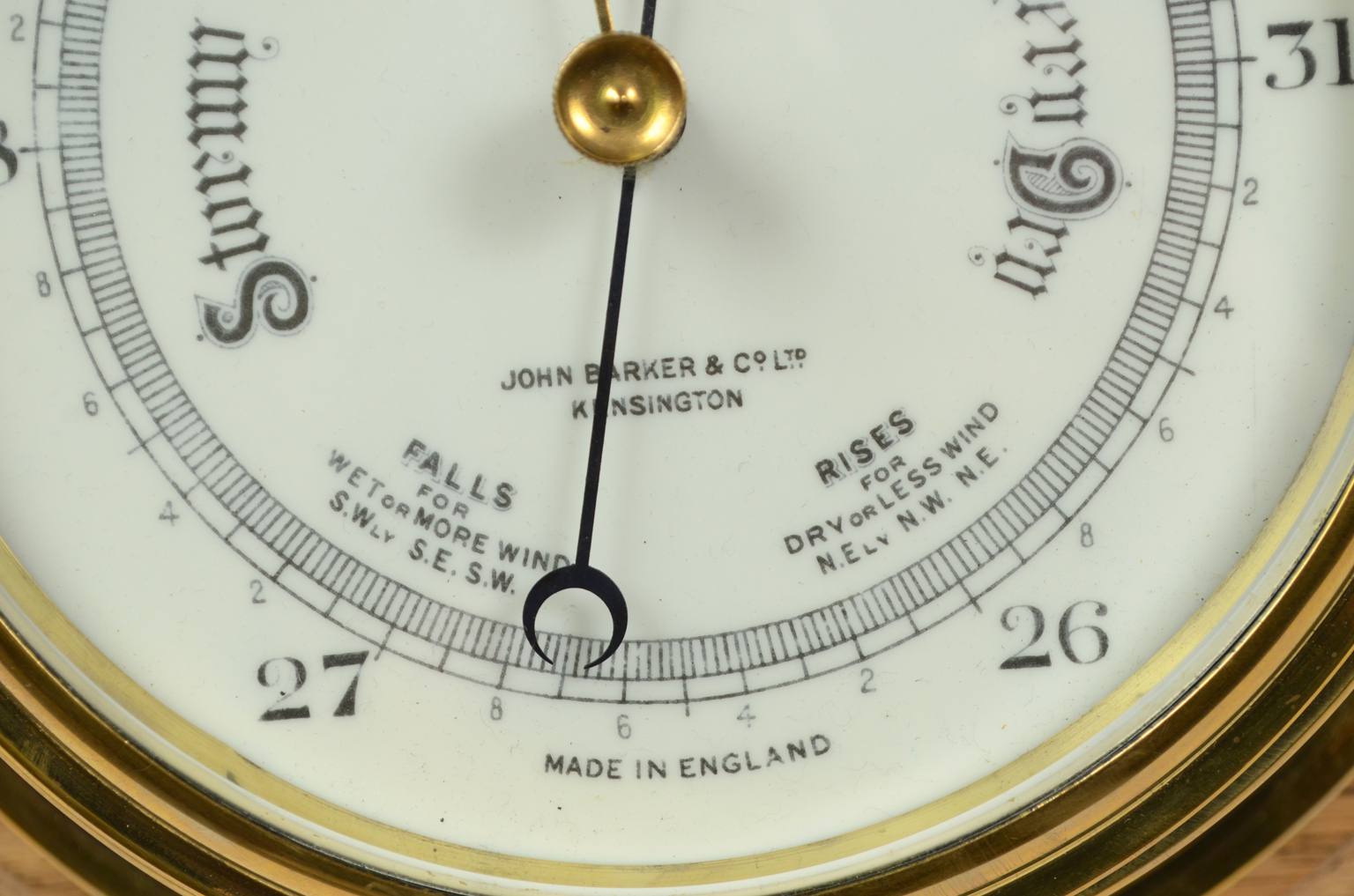 E-Shop/Antique Barometers/Code 504 Aneroid Barometer