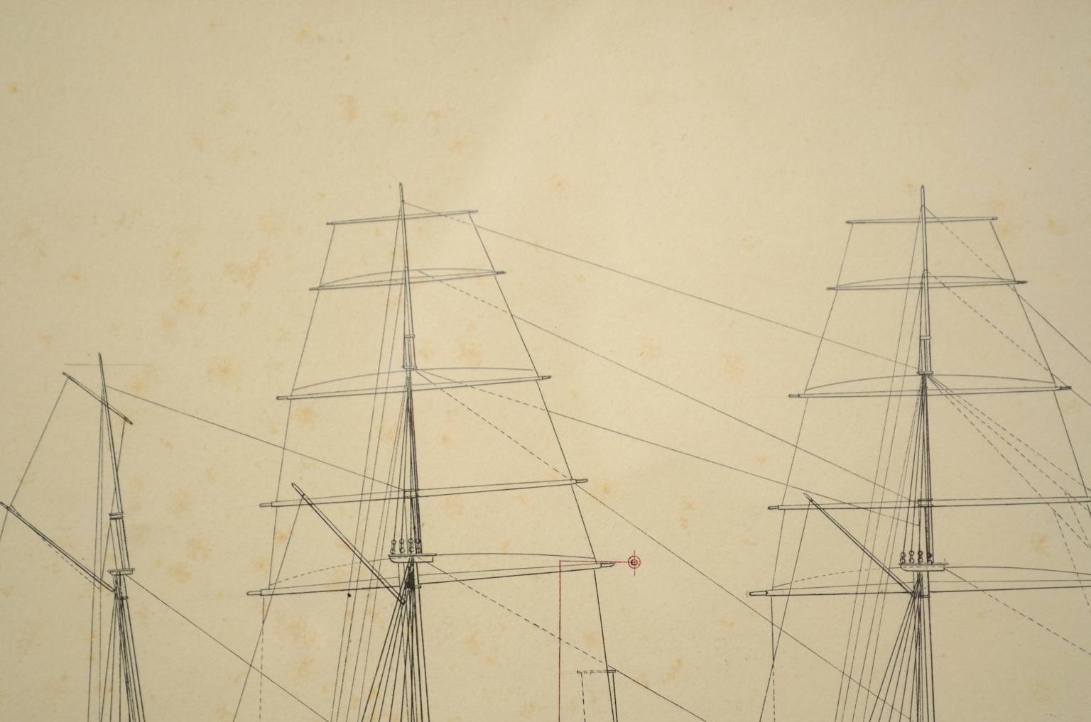 Nautical antiques/5698B-Antique print