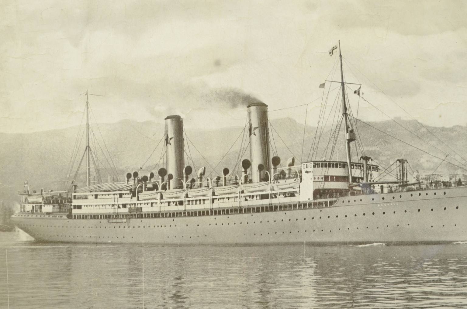 Nautical antiques/586-Oceania lithograph