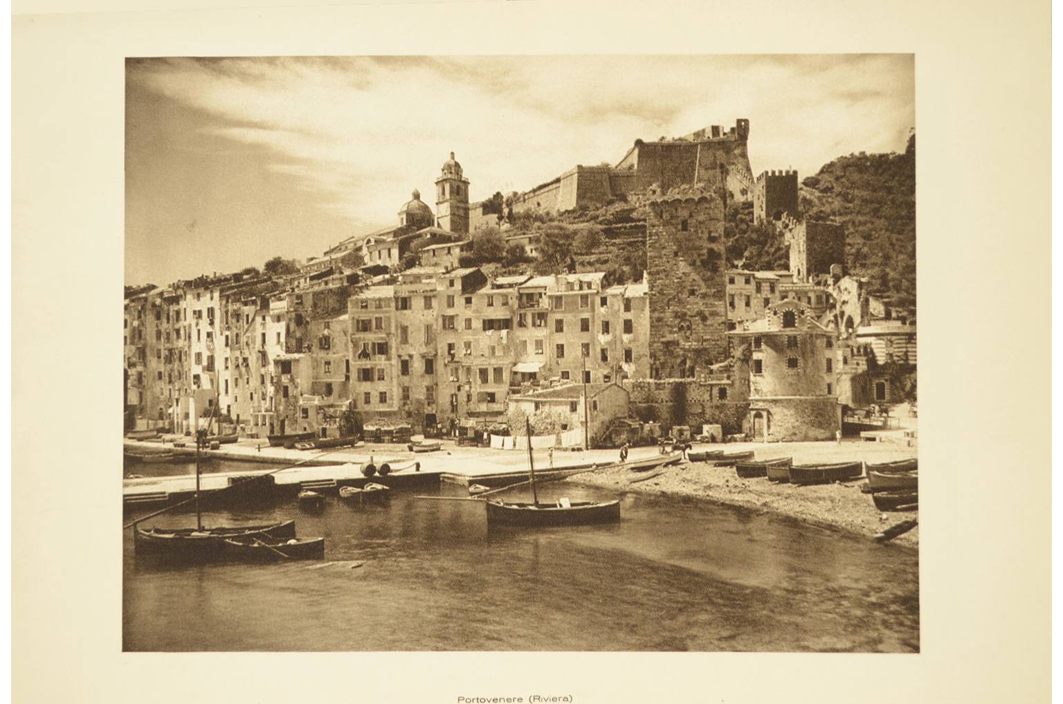 Nautical antiques/6089-Portovenere lithograph