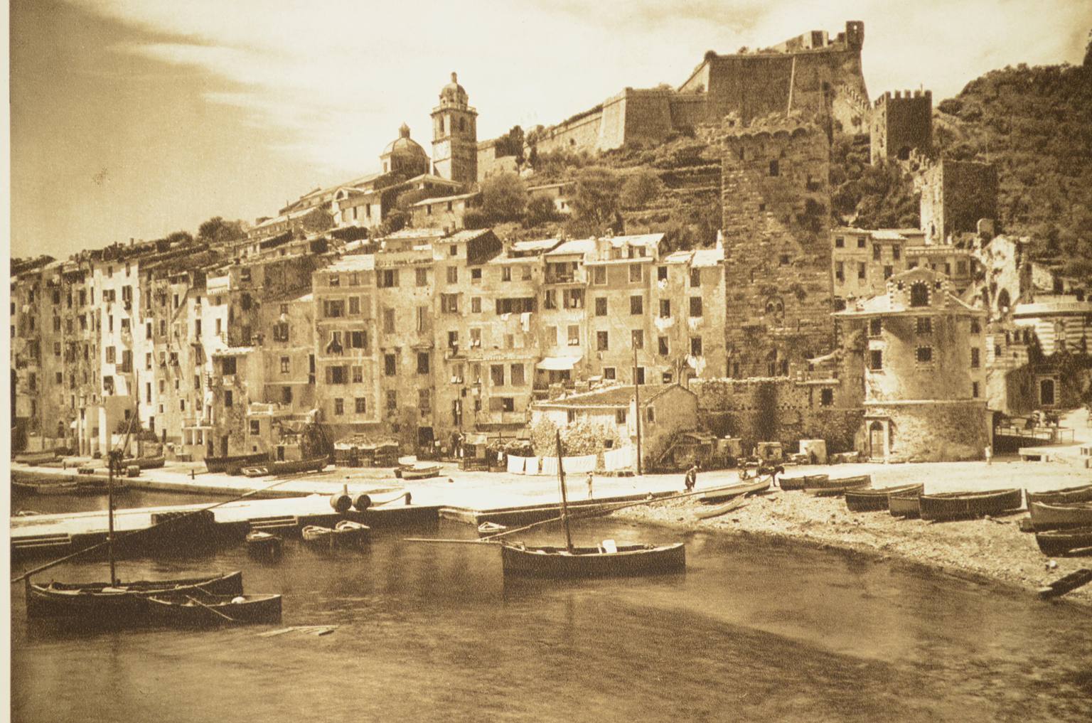 Nautical antiques/6089-Portovenere lithograph