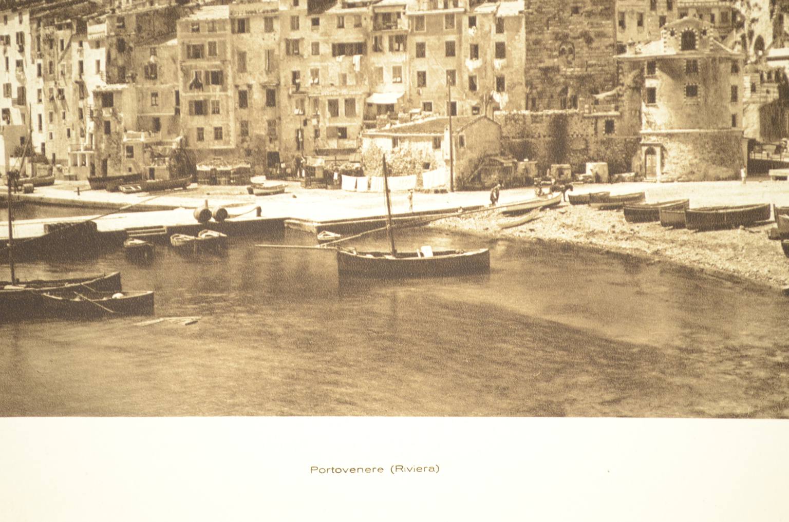 Nautical antiques/6089-Portovenere lithograph