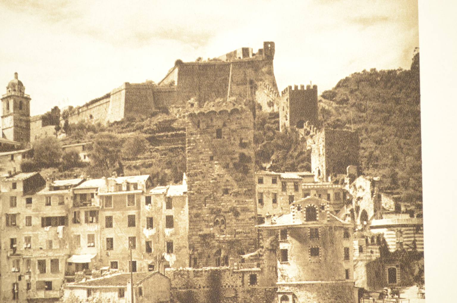 Nautical antiques/6089-Portovenere lithograph