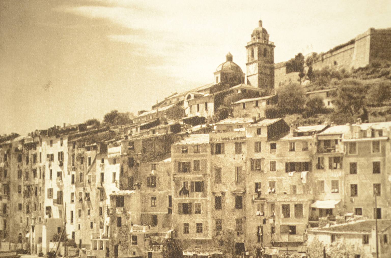 Nautical antiques/6089-Portovenere lithograph