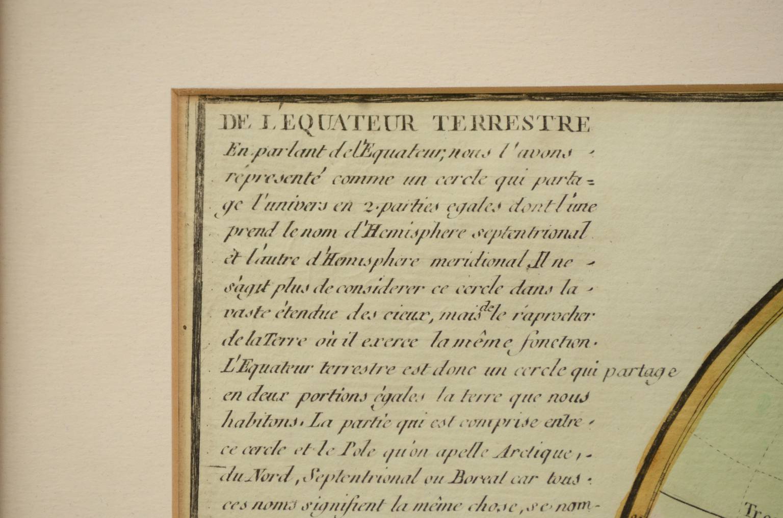 Antique globes-world maps/610-Antique geographic map