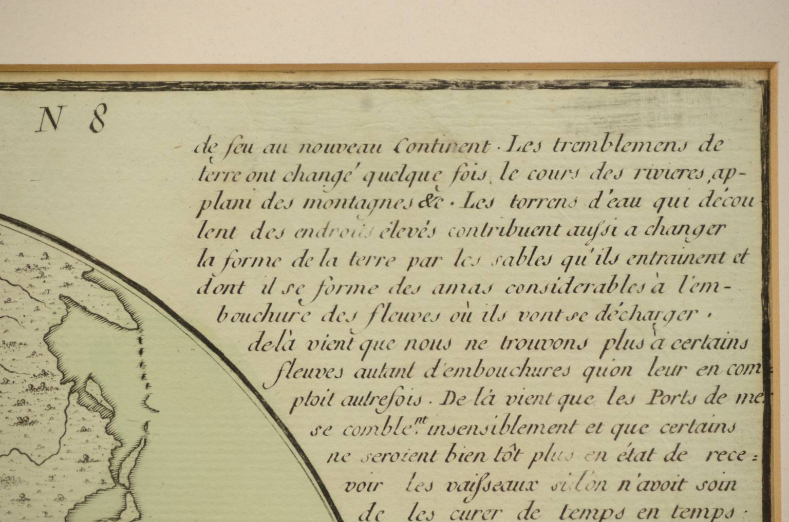 Antique globes-world maps/611-Antique geographic map