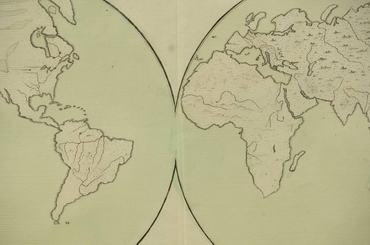Globi-mappamondi antichi/611-Carta geografica epoca