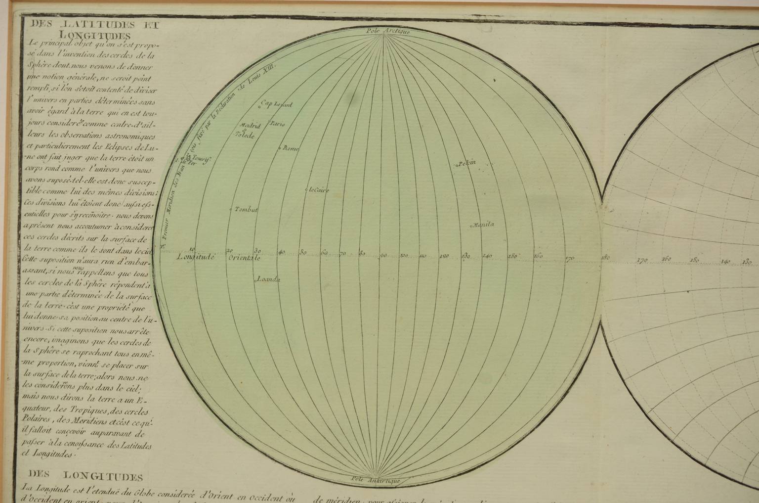 Globi-mappamondi antichi/612-Carta geografica epoca