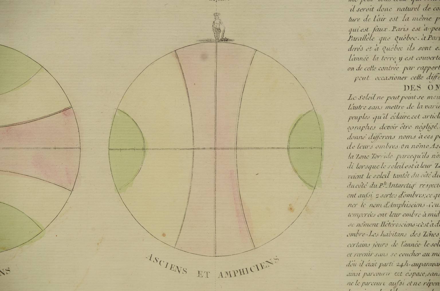 Antique globes-world maps/613-Antique geographic map