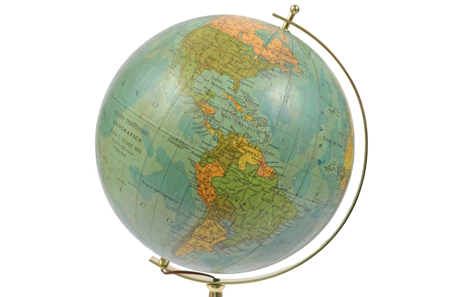 Antique globes-world maps/6239-Globe with light