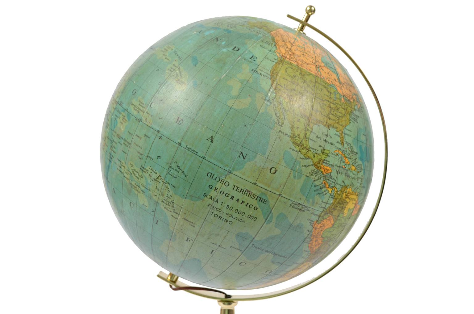 Antique globes-world maps/6239-Globe with light