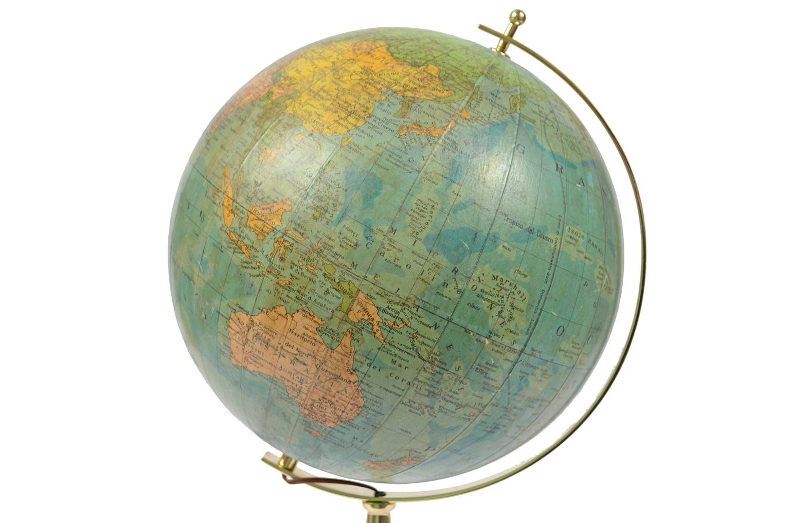 Antique globes-world maps/6239-Globe with light