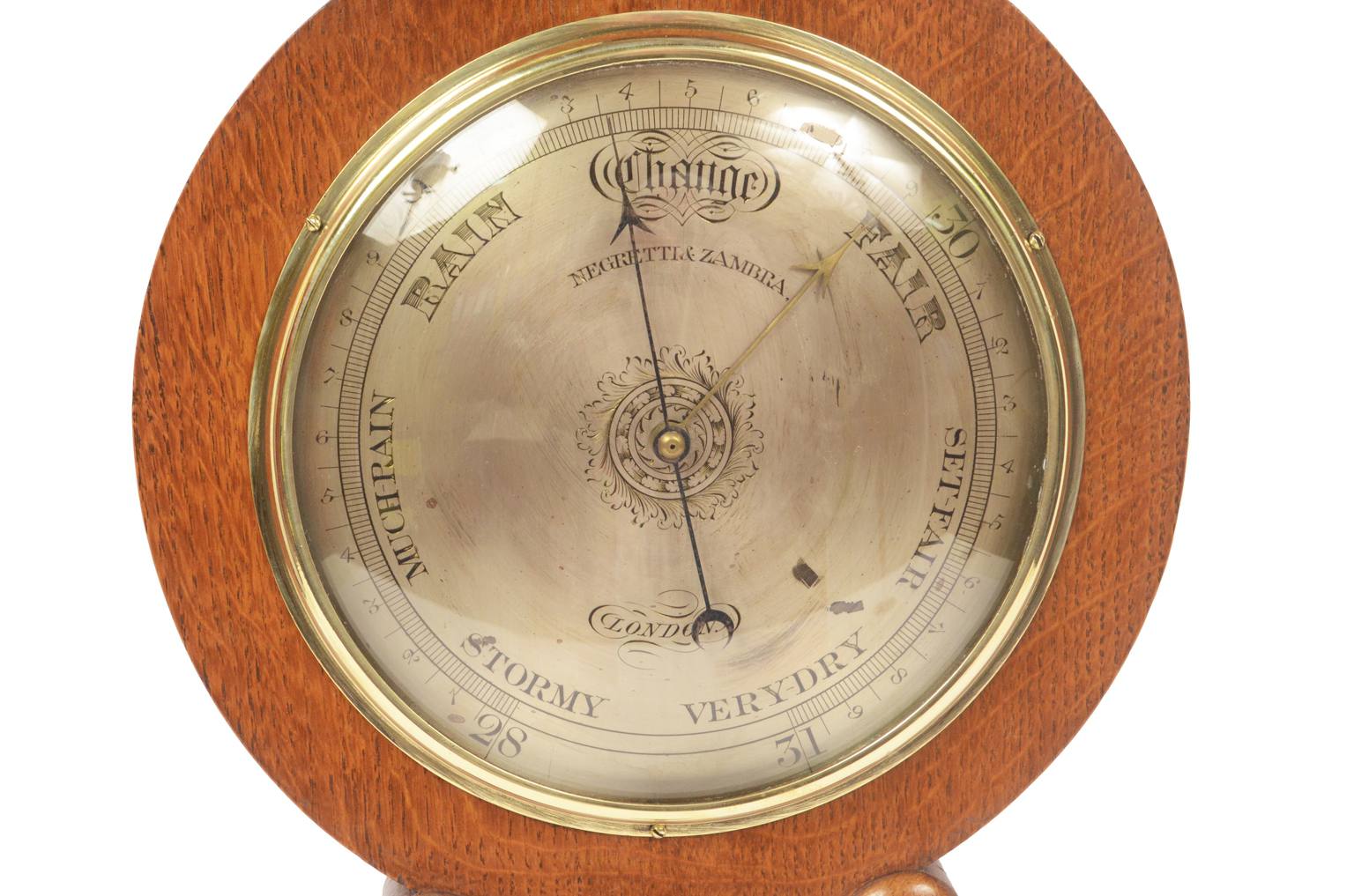 Antique barometers/635A-Zambra barometer