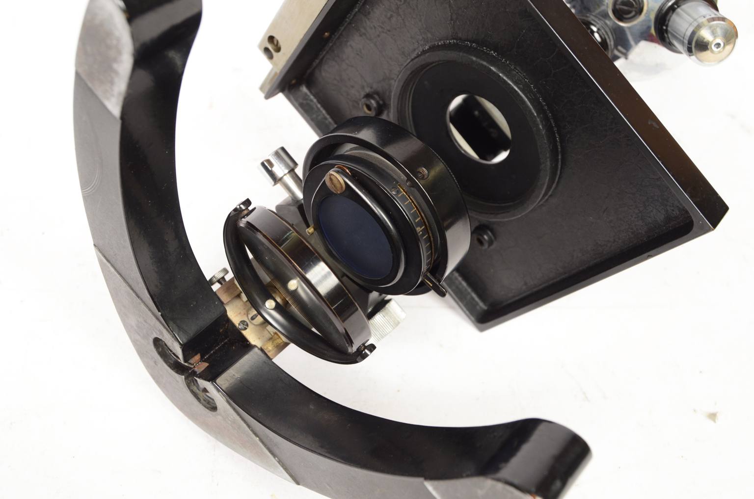 Old medical instruments/651-Vintage microscope