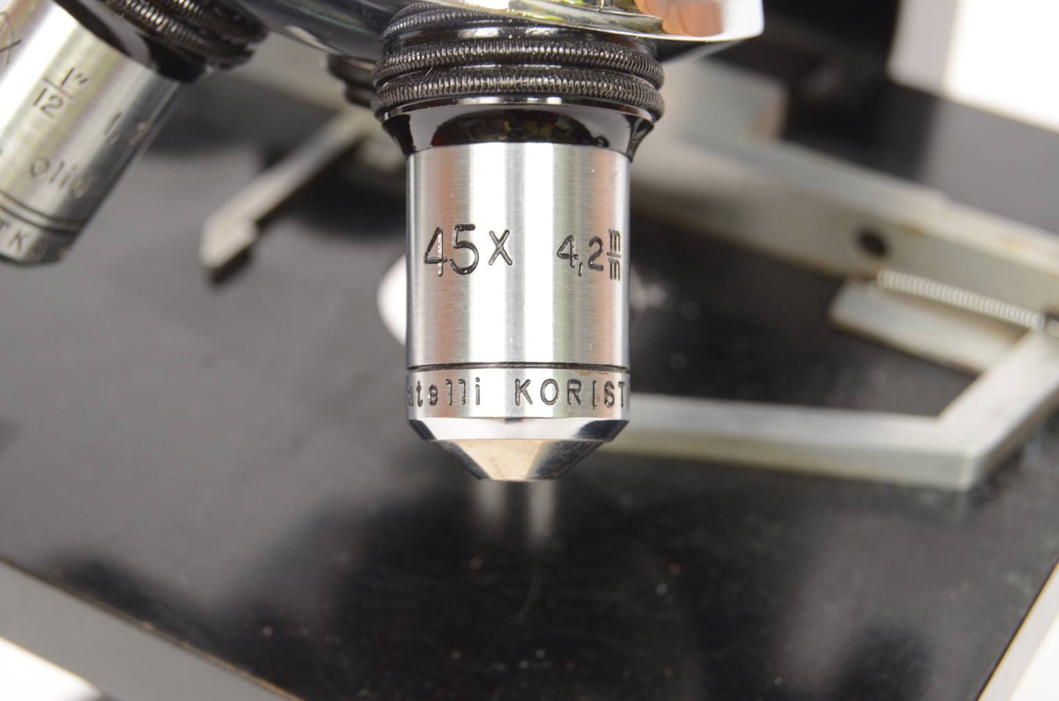 Old medical instruments/651-Vintage microscope