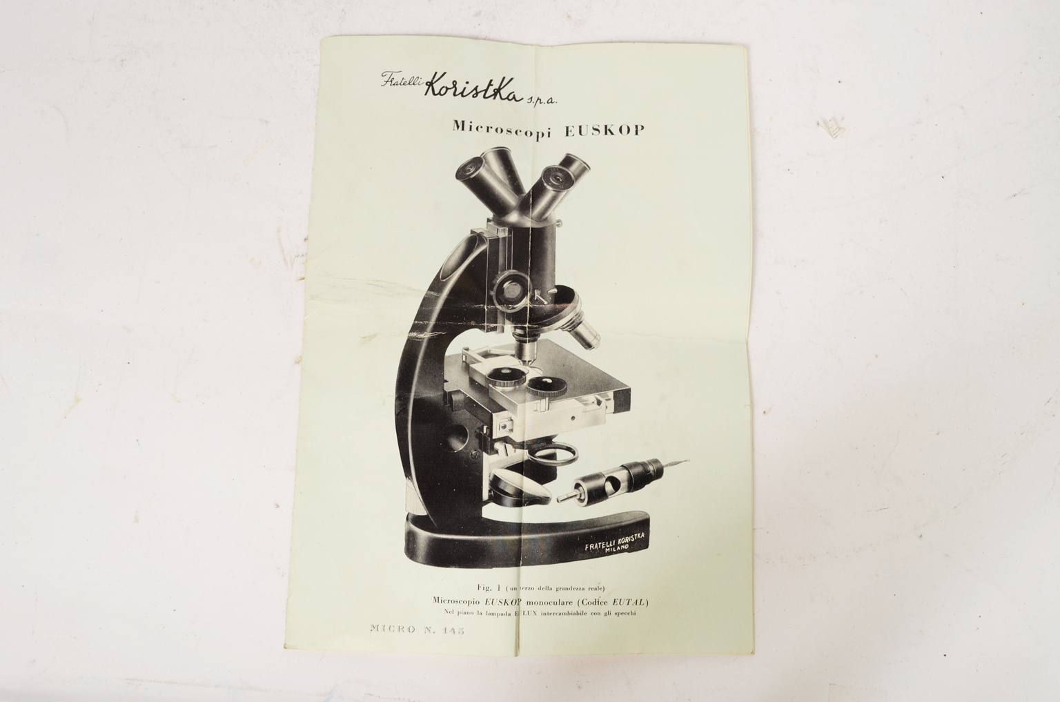 Old medical instruments/651-Vintage microscope