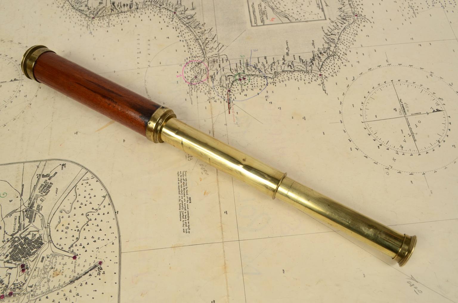 Nautical antiques/6753-Vintage telescope
