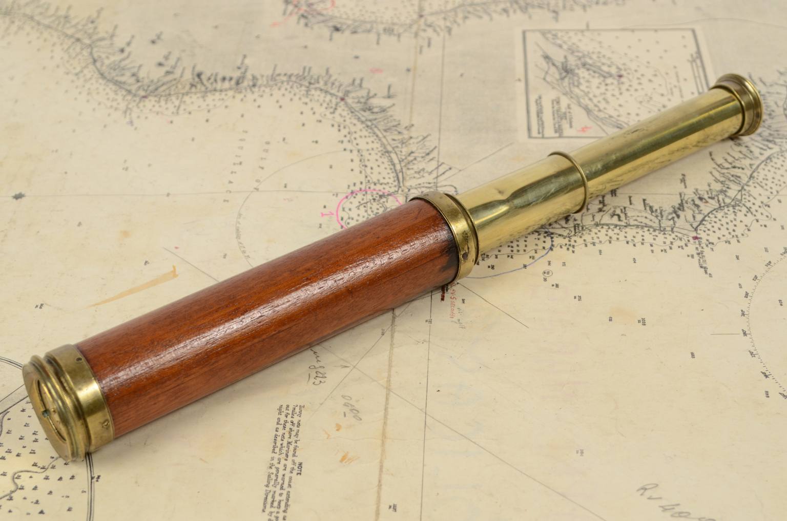 Nautical antiques/6753-Vintage telescope