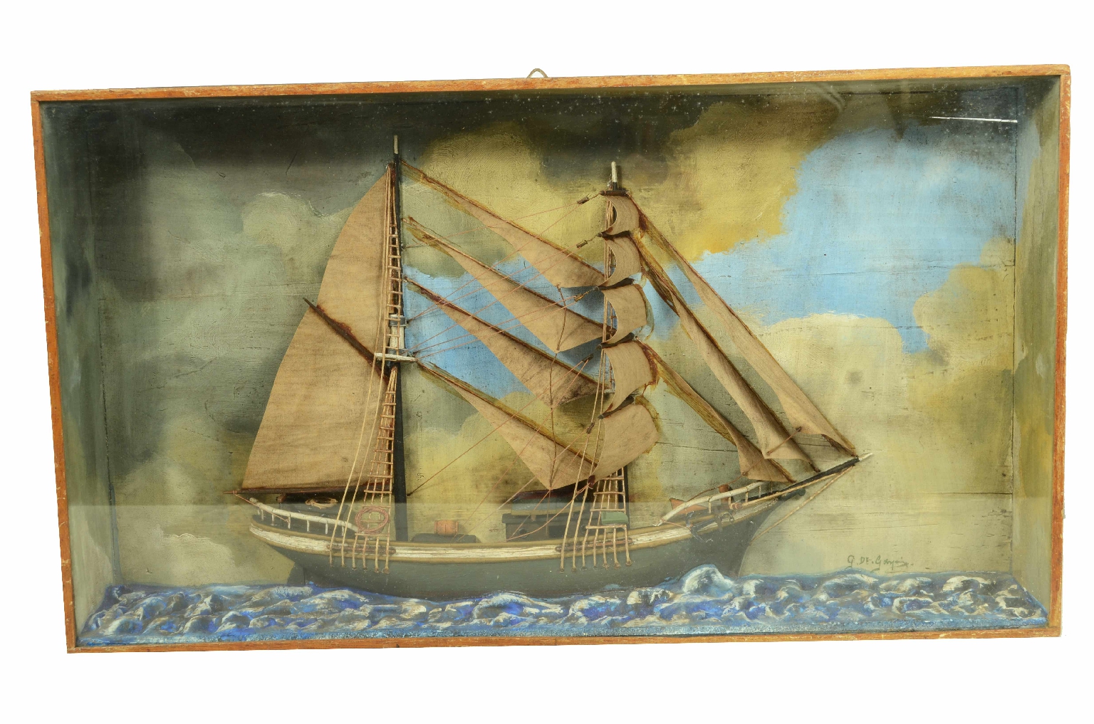 Antiquariato nautico/706-Diorama Nautico