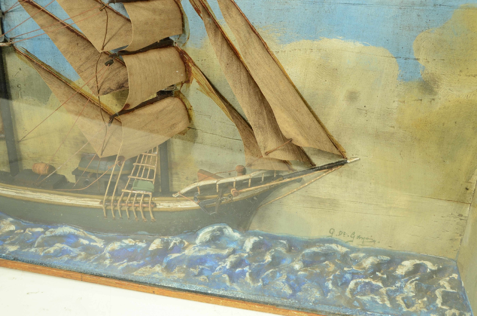 Antiquariato nautico/706-Diorama Nautico