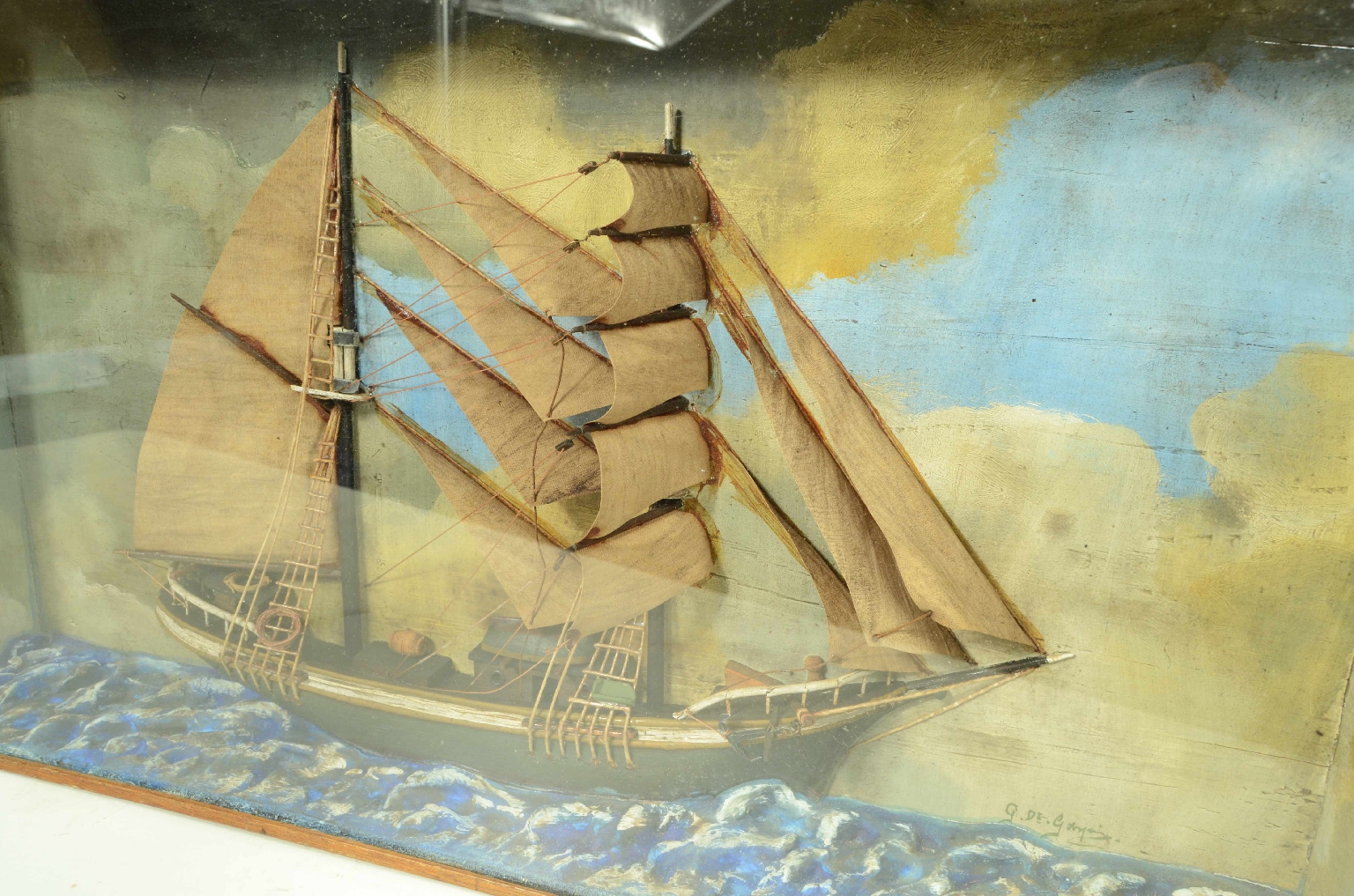 Antiquariato nautico/706-Diorama Nautico