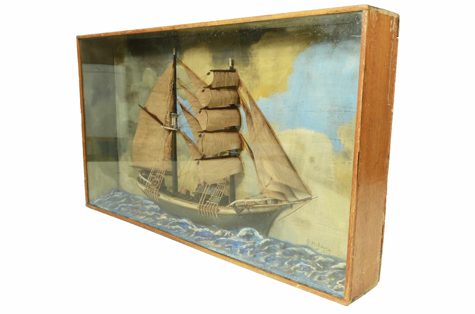 Antiquariato nautico/706-Diorama Nautico
