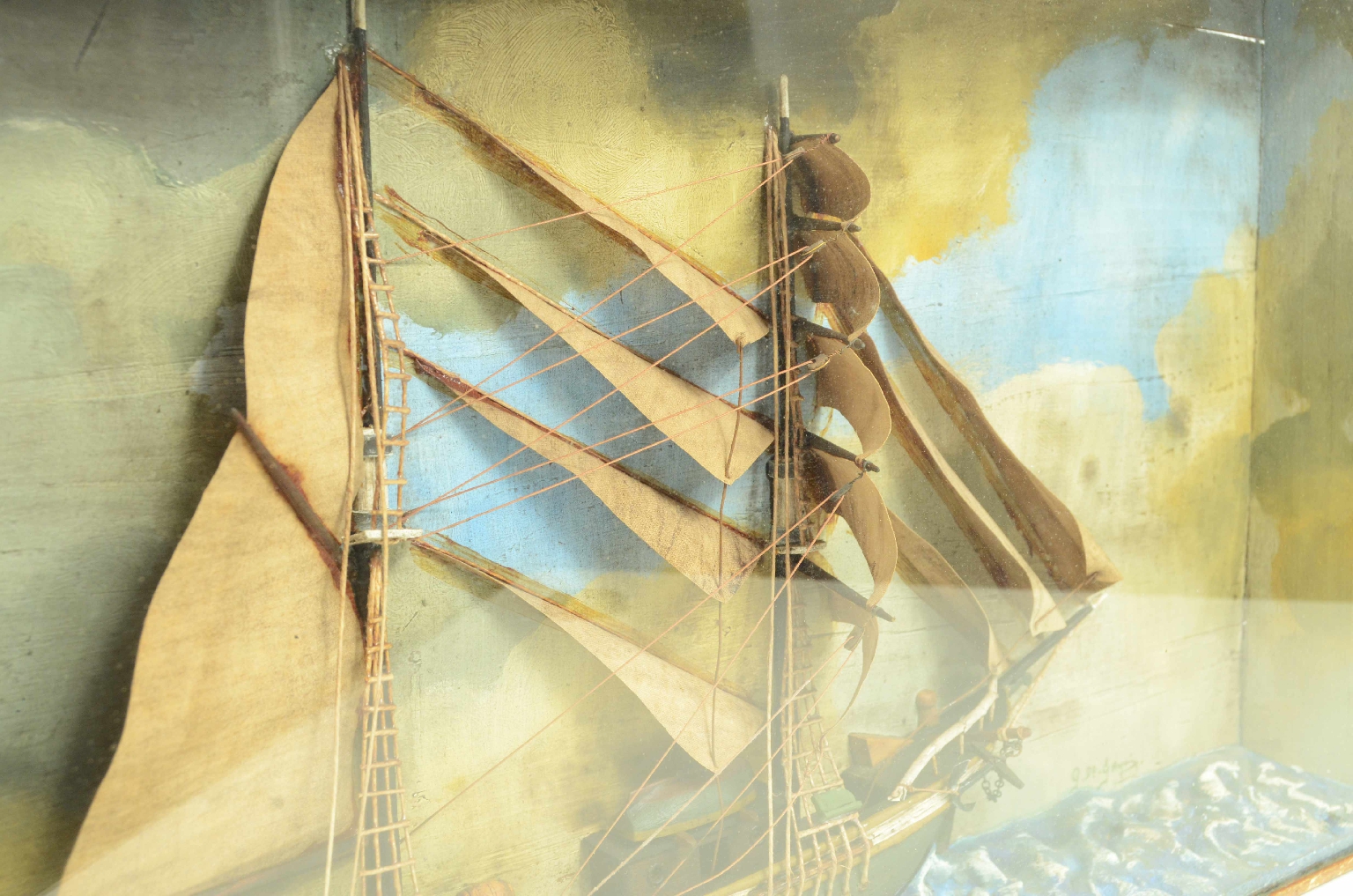 Antiquariato nautico/706-Diorama Nautico