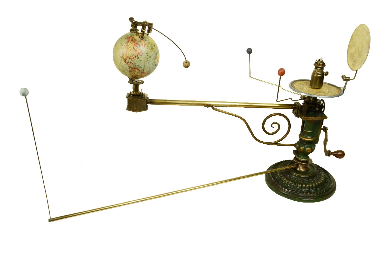 Antique astronomical instruments/712-Mechanical Tellurium
