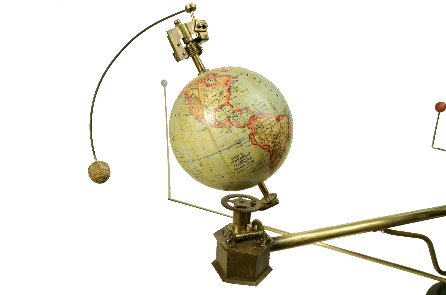 Antique astronomical instruments/712-Mechanical Tellurium