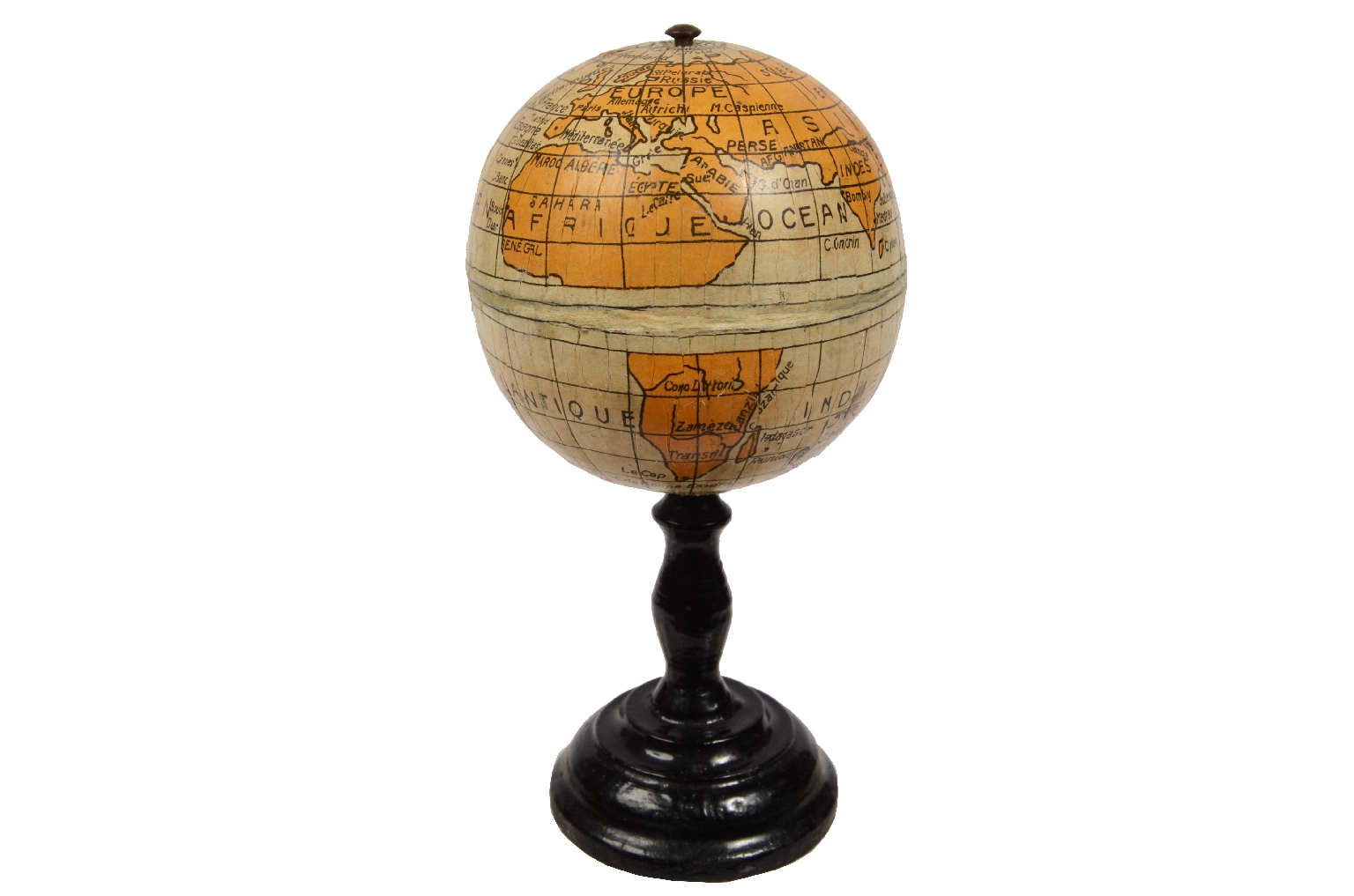 Antique globes-world maps/7219a-Small Terrestrial Globe