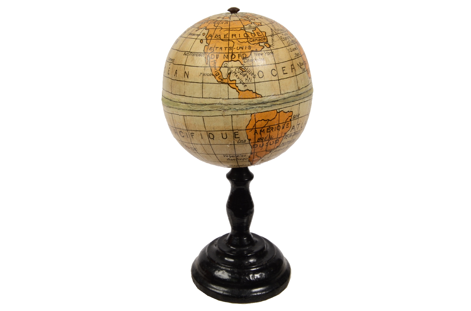 Antique globes-world maps/7219a-Small Terrestrial Globe