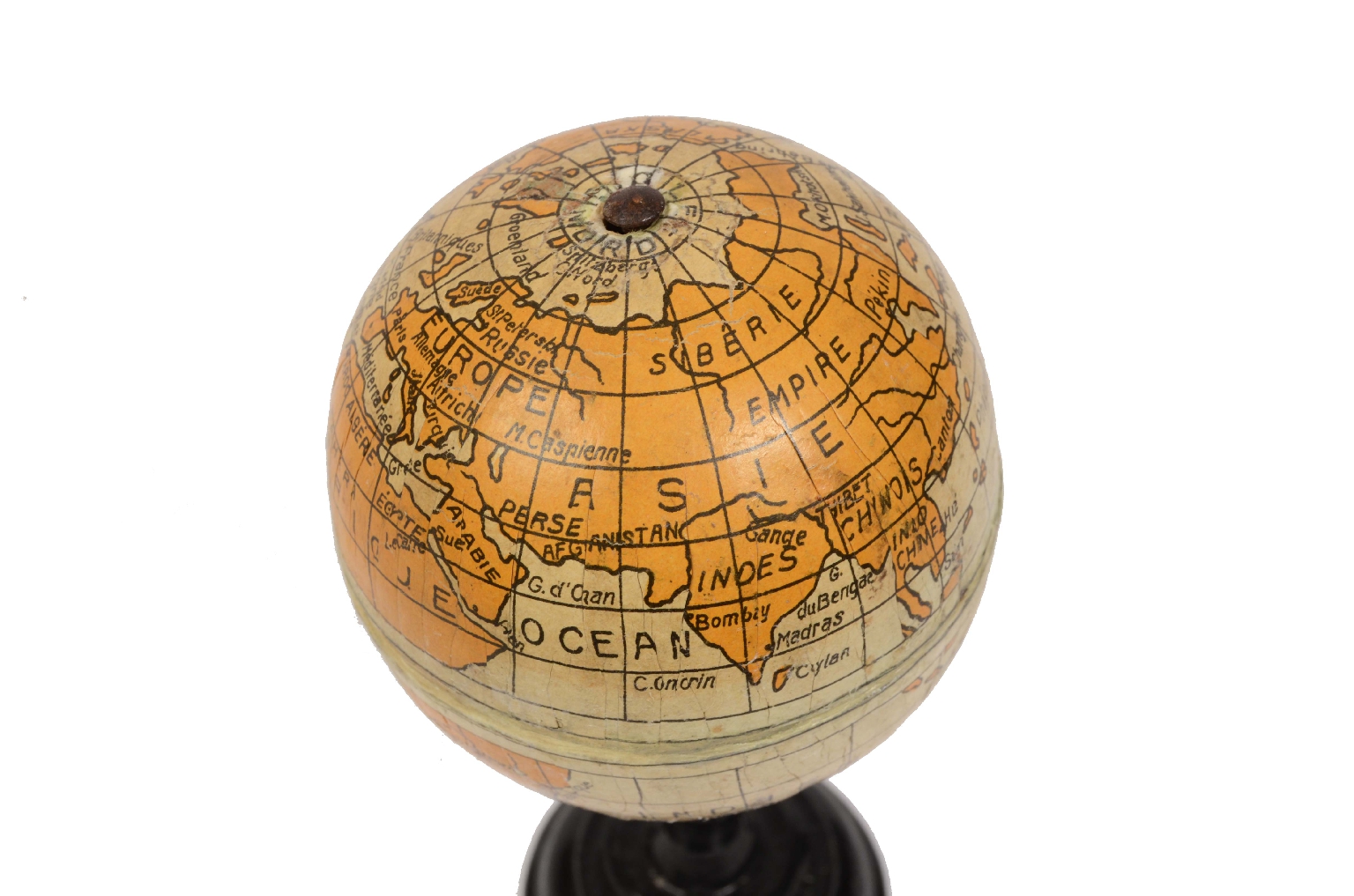 Antique globes-world maps/7219a-Small Terrestrial Globe