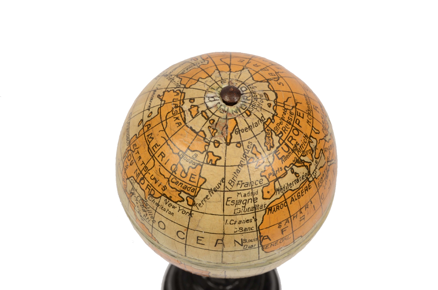 Antique globes-world maps/7219a-Small Terrestrial Globe