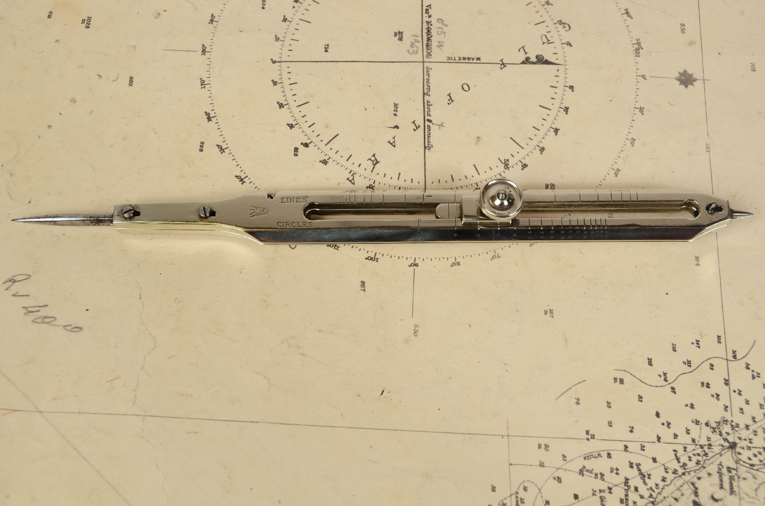 Antique measuring instruments/7232-Reduction Compass