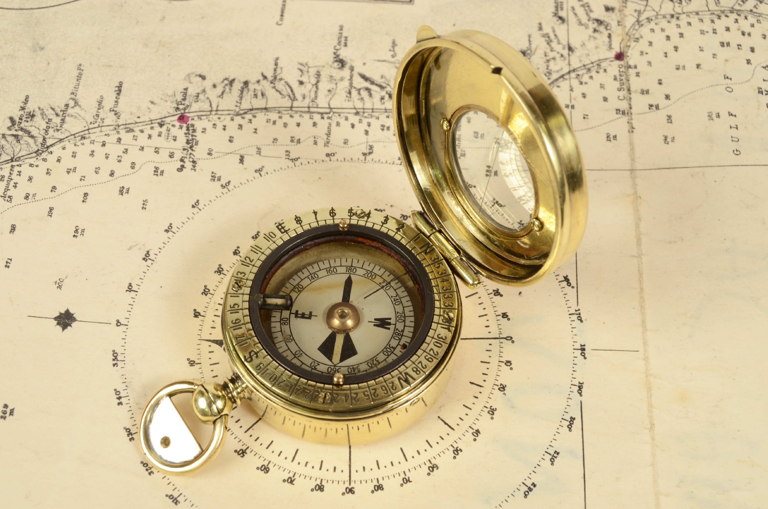 e-Shop/Antique compasses/Code 7374 Pocket Compass