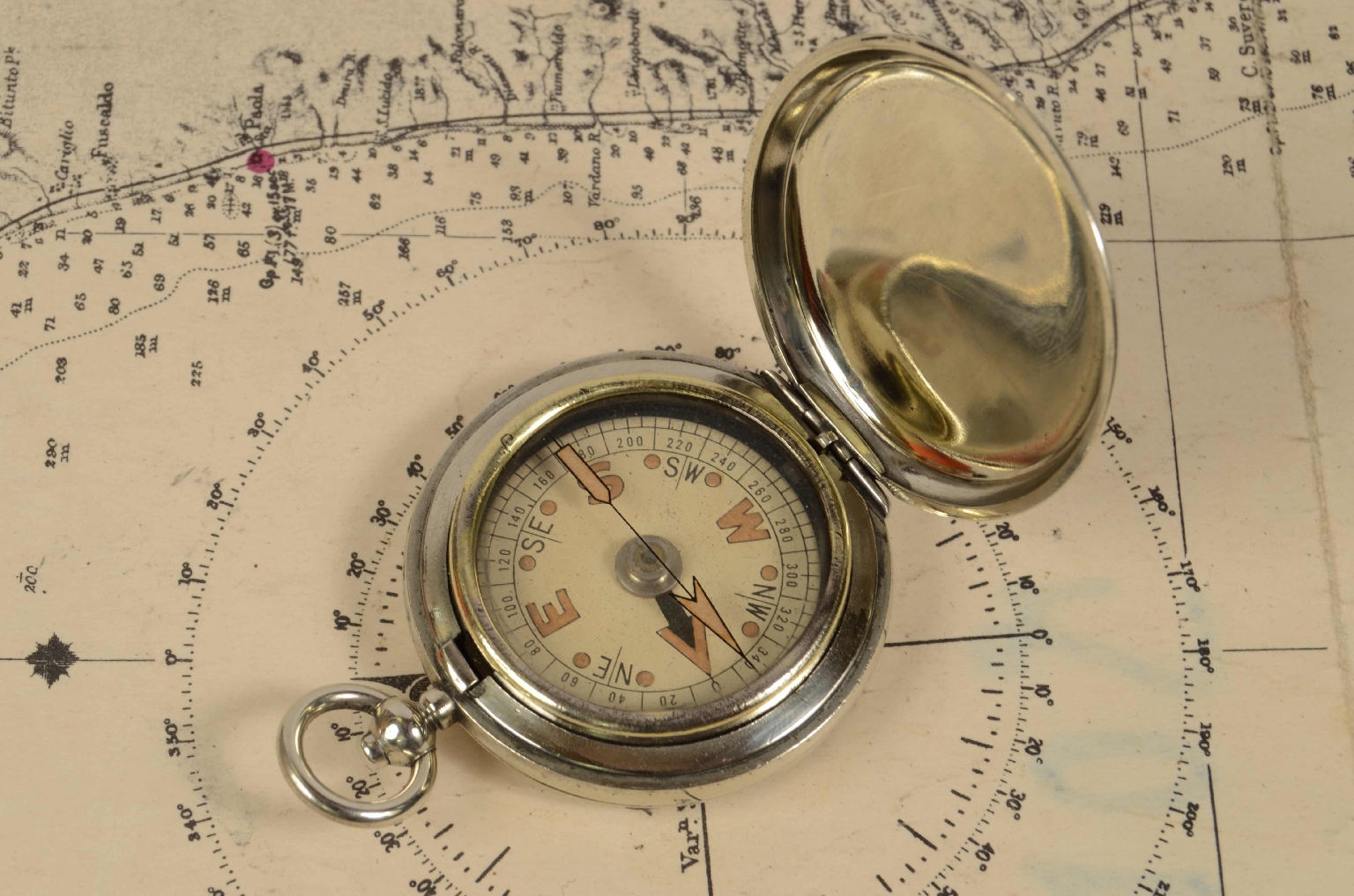 Antique compasses/7377-Pocket Compass