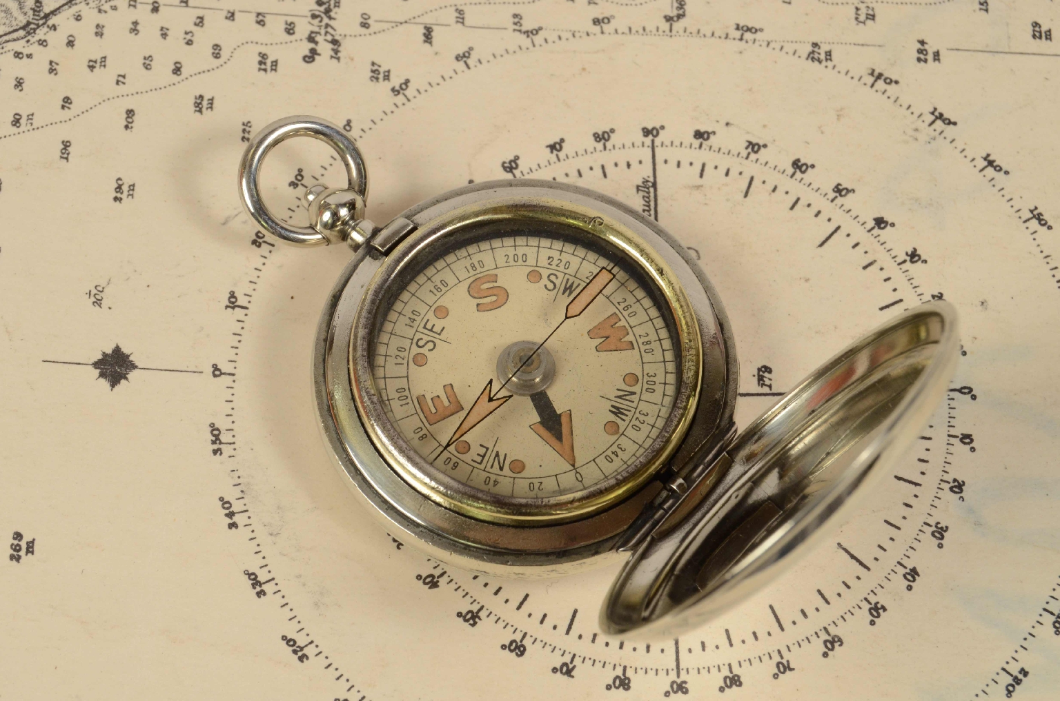 Antique compasses/7377-Pocket Compass
