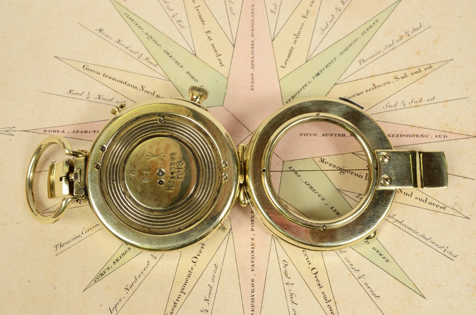 Antique compasses/7438-Pocket Compass